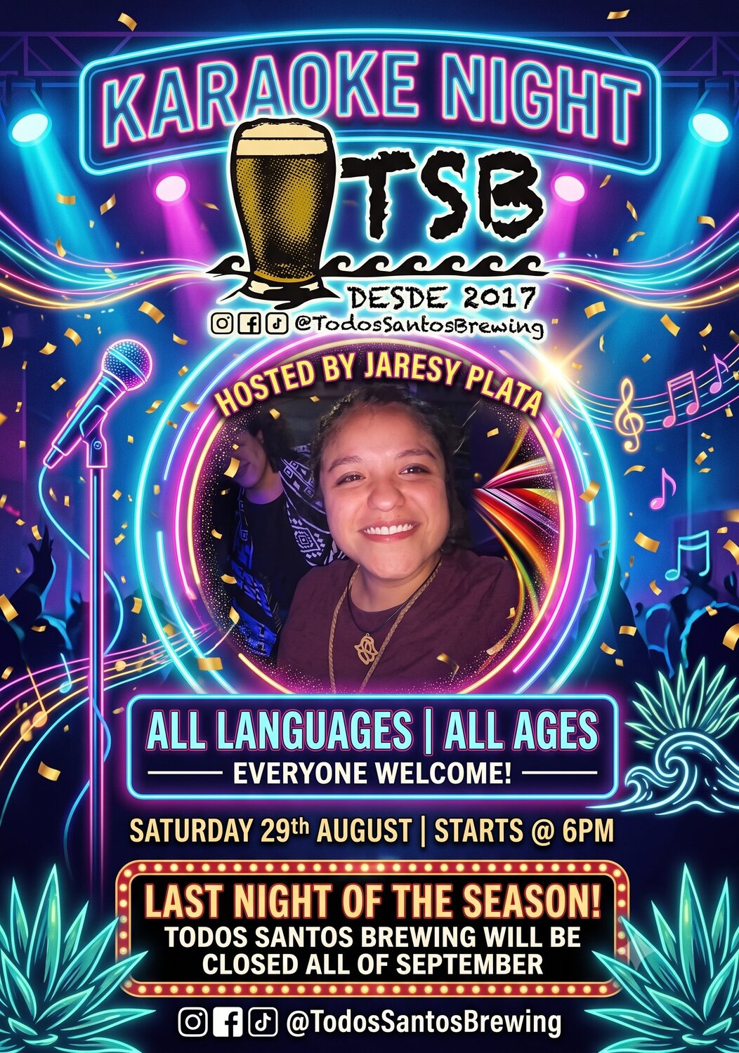 Season finale karaoke — Todos Santos Brewing